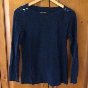 Navy J Crew painter tee